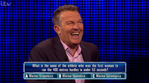 Bradley Walsh on The Chase