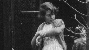 A still image taken from rare archive footage shows The Queen as a young girl (HM The Queen)