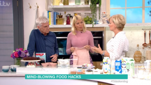 Phil, Holly and Alice Beer on This Morning