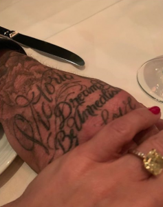 Victoria's Instagram for David