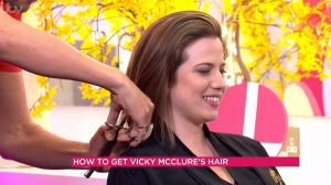 Lorraine guest gets haircut