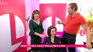Lorraine guest gets haircut