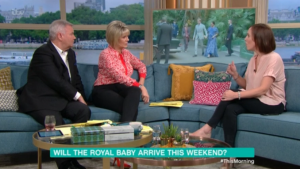 Eamonn and Ruth with royal correspondent on This Morning