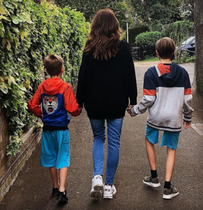 Stacey Solomon with her two sons