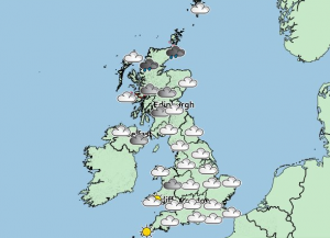 Met Office map