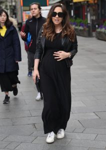 Myleene and bump in London