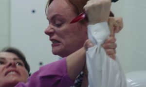 Line of Duty PC Tranter attacks Gill Biggeloe