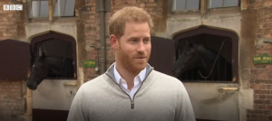 Harry speaking about welcoming a son