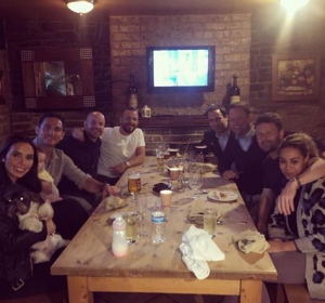 Christine with Frank and Patricia