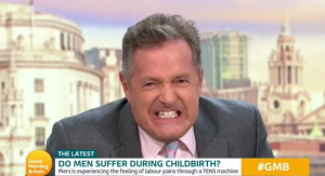 Piers in pain on GMB