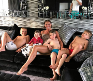 Danielle and her kids