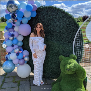 Loose Women star at her baby shower in Essex