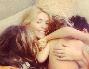 Holly Willoughby and her kids