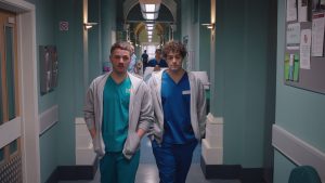Dom and Lofty - aka Dofty - are one of Holby's most popular couples (Credit: BBC)