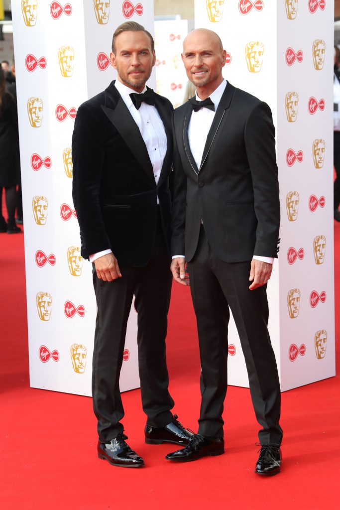 Bros' Matt and Luke Goss arrived together at the 2019 television BAFTA awards 