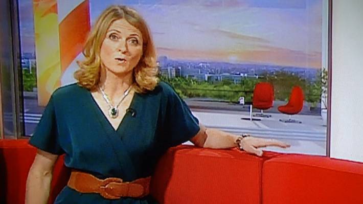 Rachel Burden on BBC BReakfast