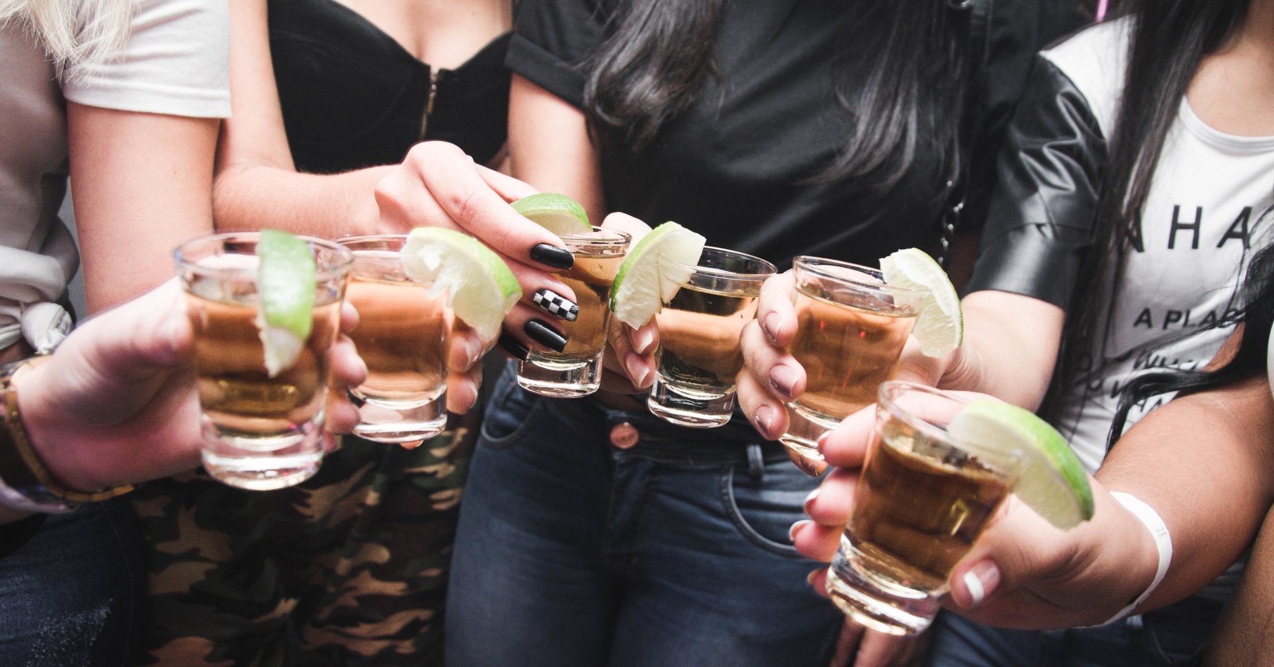 Women drinking alcohol