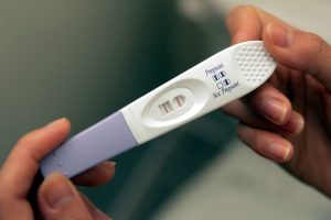 Positive pregnancy test