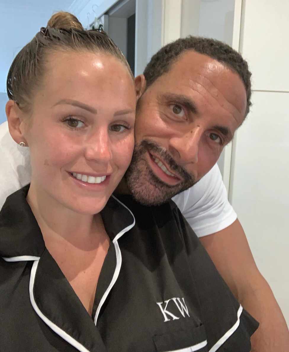 Rio Ferdinand Kate Wright Instagram