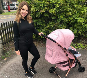 Katie Piper with child