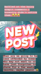 Stacey's Instagram post