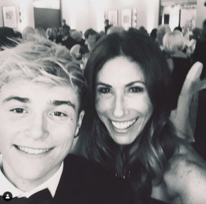 Gaynor Faye and her son Oliver Credit: Instagram/@msgfaye)