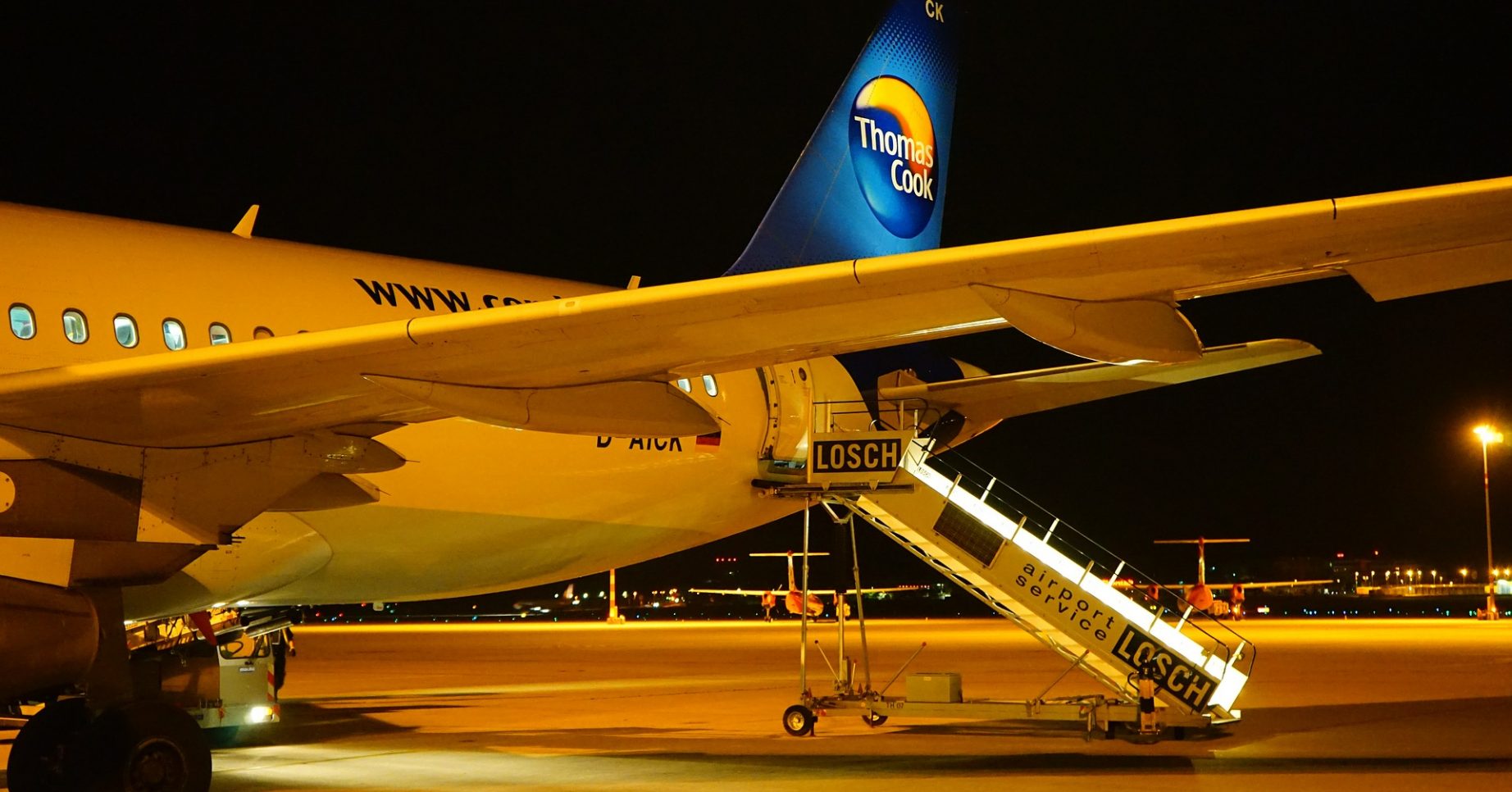 Thomas Cook aeroplane