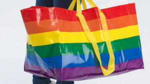 IKEA rainbow Pride bag