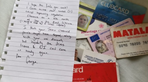 Becca's stolen cards