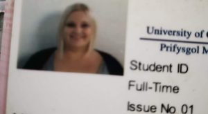 Becca's student card
