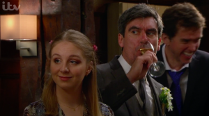 Belle at Lisa and Zak's wedding