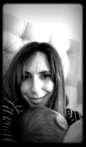 Alex Jones and baby Kit