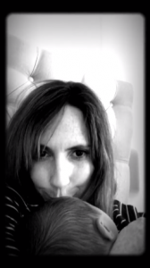 Alex Jones and baby Kit