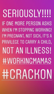 Myleene's Instagram post