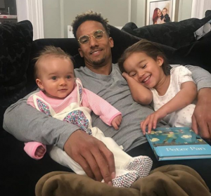 Scott Sinclair with Mathilda and Delilah