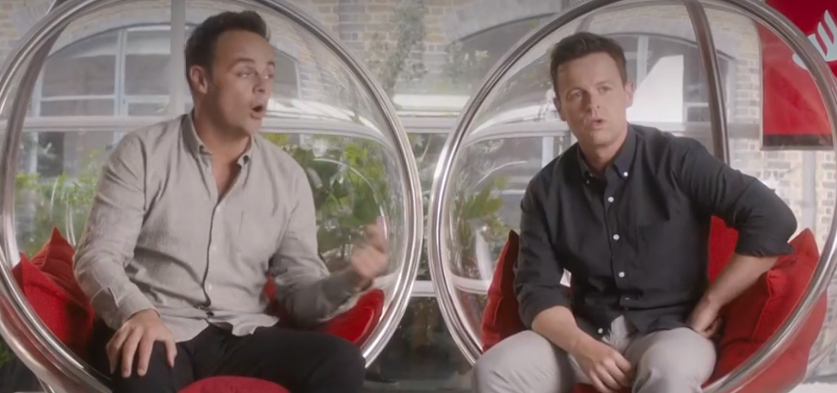 Ant McPartlin Dec Donnelly Santander advert