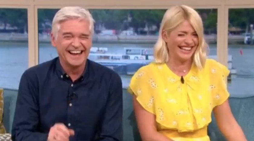 Holly Willoughby and Phillip Schofield on This Morning
