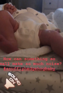 Alex Jones' baby Kit on Instagram