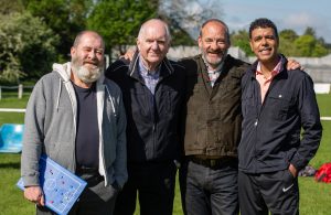 Emmerdale Bear Wolf, Doug, Jimmy, Chris Kamara