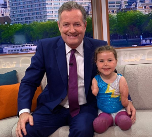 Piers Morgan with Harmonie-Rose