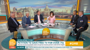 GMB TV licence debate