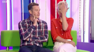 Henry Blofeld and Charlie Brooker appear on The One Show