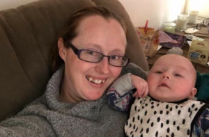 Nicole Martin and baby Isabella