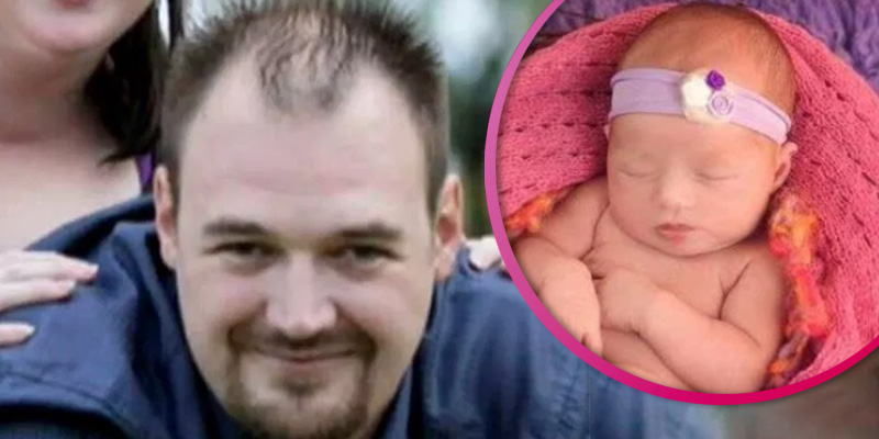 Arron Colin Martin and baby Isabella