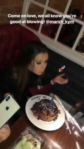Kym Marsh birthday Ben Perryman INstagram