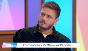 Matthew doesn't mind as long as the baby is health (Credit: ITV)