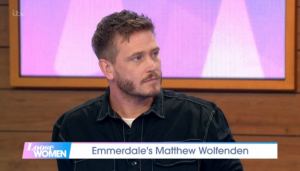 Matthew says it's been a tough pregnancy for Charley (Credit: ITV)