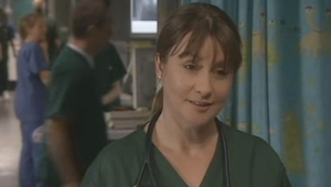 Susan Cookson Maggie Coldwell Casualty Credit: BBC/YouTube)