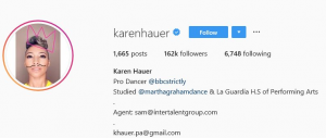 Karen Hauer on Instagram