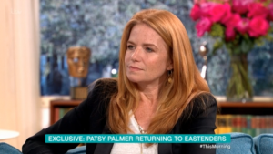 Patsy - or Julie - doesn't like referring to herself as a DJ (Credit: ITV)